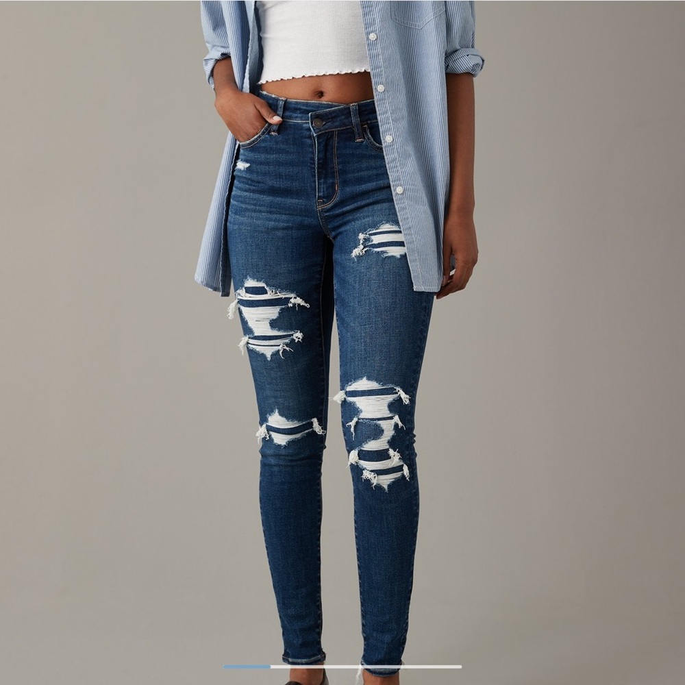 American Eagle AE Next Level High-Waisted
Patched Jegging